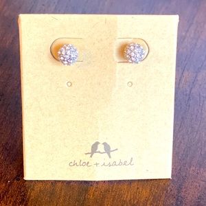 Chloe & Isabel Rhinestone Ball Stud Earrings